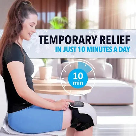 FORTHiQ Cordless Knee Massager | Infrared Heat & Vibration Therapy for Pain Relief