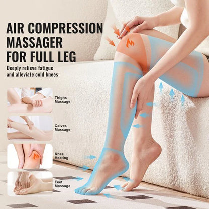 Air Compression Leg Massager | Circulation Booster & Muscle Recovery Device