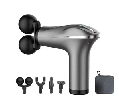 Electric Double Muscle Massager Gun | Deep Tissue Percussion Therapy for Pain Relief & Recovery