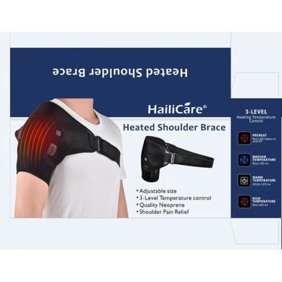 Electric Heating Pad with Shoulder Wrap | Pain Relief & Muscle Relaxation for Neck, Back & Shoulder