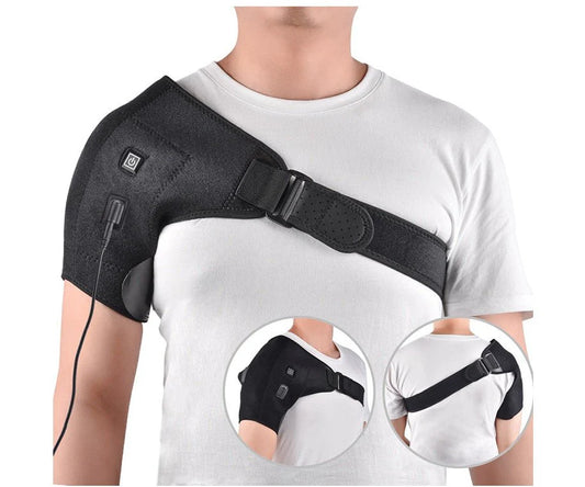 Electric Heating Pad with Shoulder Wrap | Pain Relief & Muscle Relaxation for Neck, Back & Shoulder