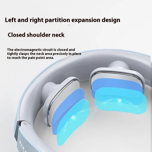 Electric Neck Massager – EMS Pulse & Heating Therapy