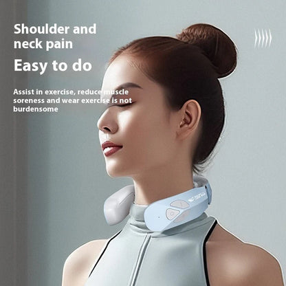 Electric Neck Massager – EMS Pulse & Heating Therapy