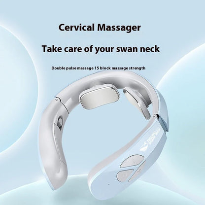 Electric Neck Massager – EMS Pulse & Heating Therapy
