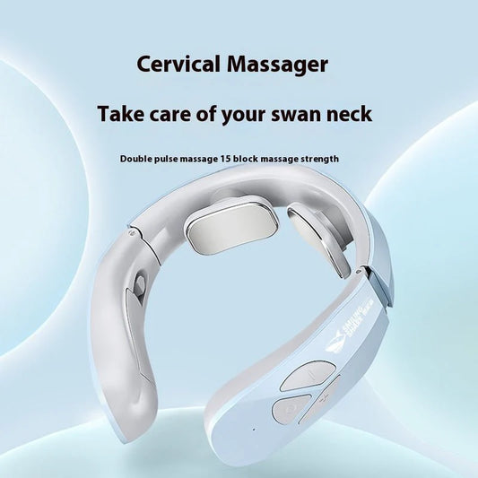 Electric Neck Massager – EMS Pulse & Heating Therapy