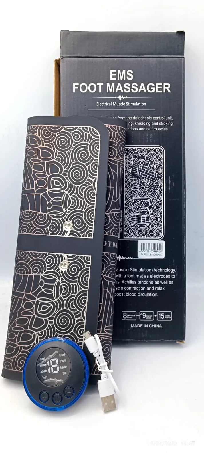 EMS Foot Massager Mat | Electric Muscle Stimulator for Circulation & Pain Relief