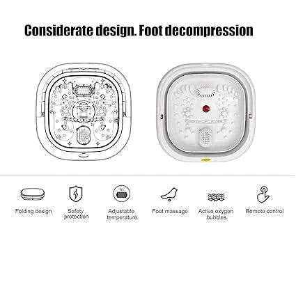 Footbath Massage Bucket | Heated Spa Soak for Relaxation & Foot Pain Relief