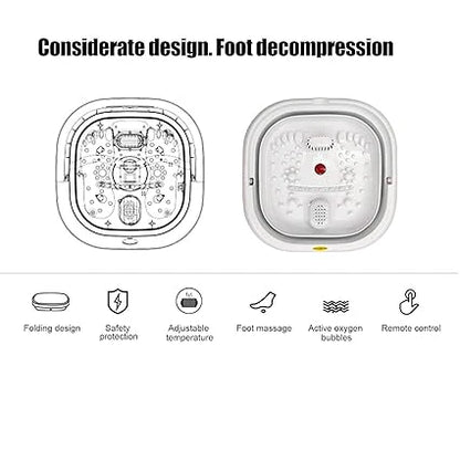 Footbath Massage Bucket | Heated Spa Soak for Relaxation & Foot Pain Relief