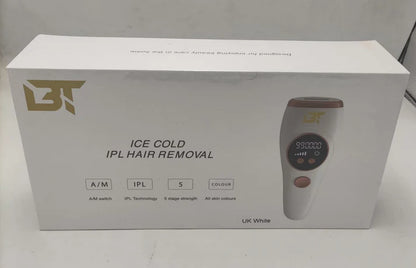 Ice Cold IPL Hair Removal Device | Permanent Hair Reduction with Cooling Technology