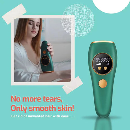 Ice Cold IPL Hair Removal Device | Permanent Hair Reduction with Cooling Technology