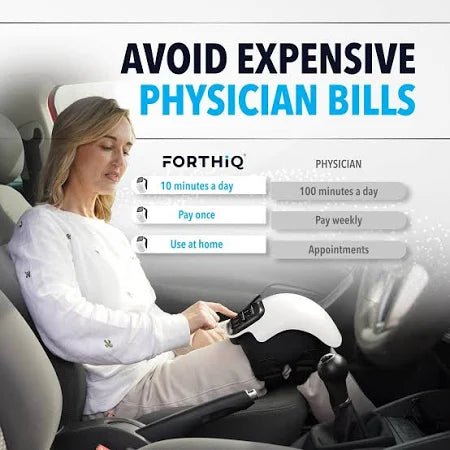 FORTHiQ Cordless Knee Massager | Infrared Heat & Vibration Therapy for Pain Relief