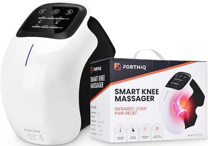 FORTHiQ Cordless Knee Massager | Infrared Heat & Vibration Therapy for Pain Relief