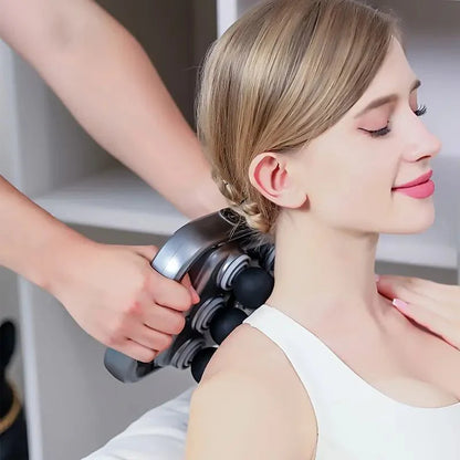 Six-Head Fascial Gun | Deep Tissue Muscle Massage & Recovery Device