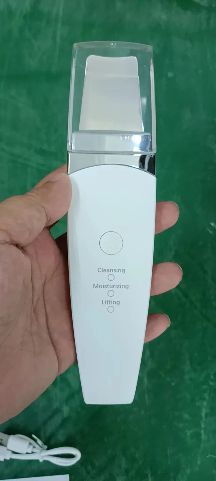 Ultrasonic Facial Skin Scrubber | Deep Pore Cleanser & Peeling Beauty Instrument