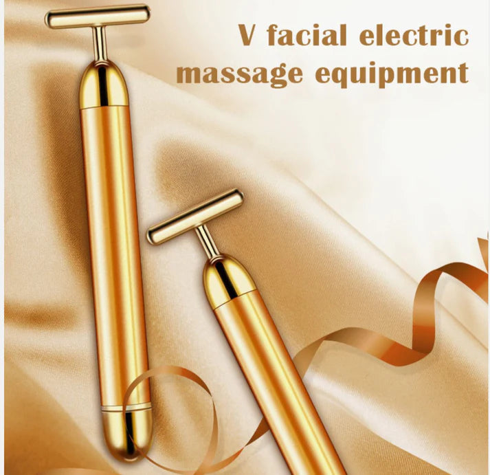 V-Shaped Electric Facial Massage Bar | Lifting, Firming & Glow Therapy Tool